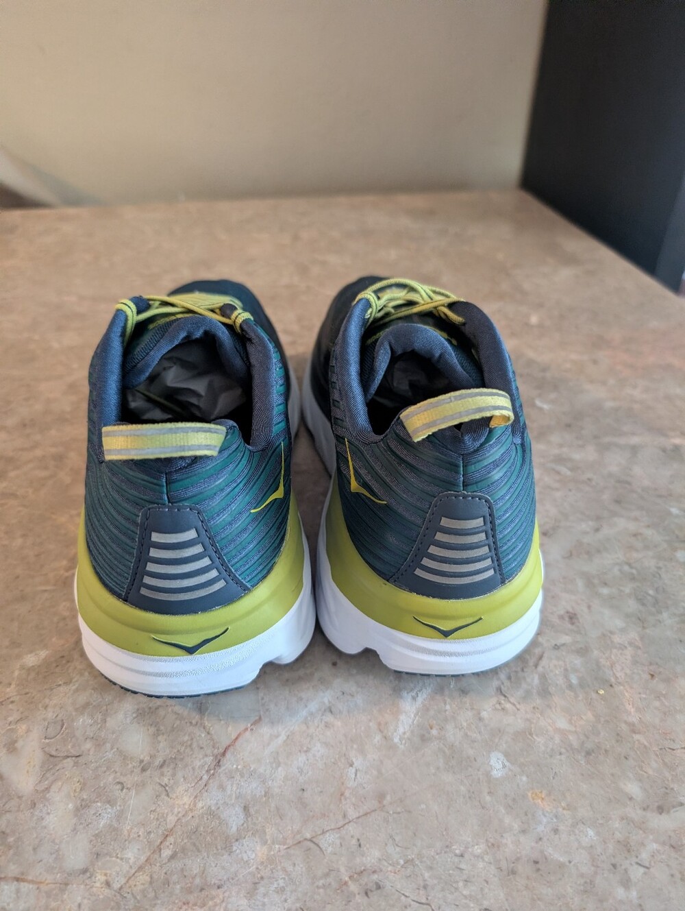 Hoka One One Bondi 6 "Deep Teal "Running Cushioned #F27219F Shoes Mens Size 11 - Picture 4 of 13